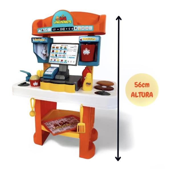 Imagem de Big Lanchonete Fast Food de Brinquedo Completa Infantil