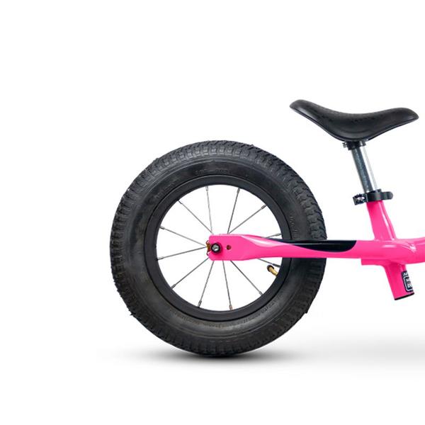 Imagem de Bike Aro 12 de Equilíbrio Balance Raiada Rosa Sem Pedal Suporta Até 21kg Nathor