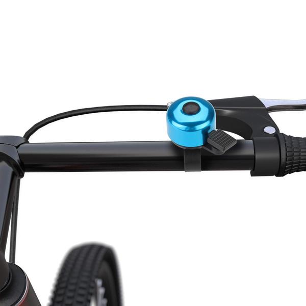 Bike Bell Paliston Crisp Sound para adultos e crianças em preto e azul Imagem de Bike Bell Paliston Crisp Sound para adultos e crianças em preto e azul