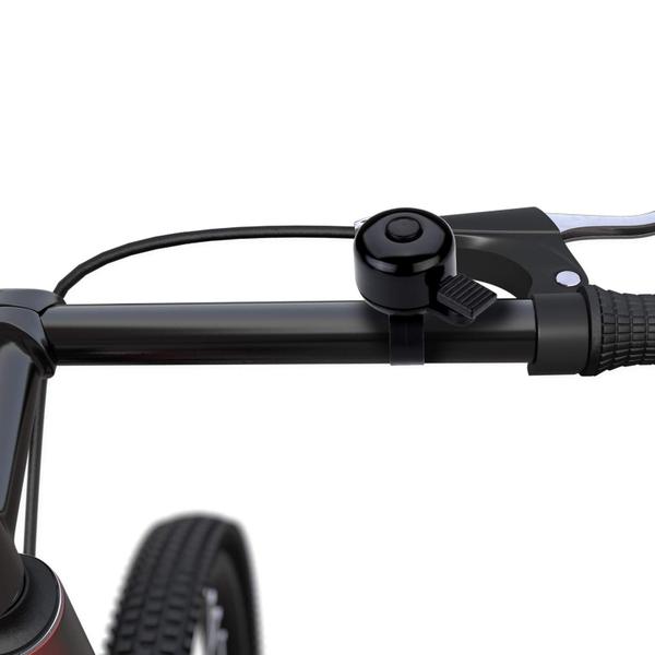Bike Bell Paliston Crisp Sound para adultos e crianças em preto e azul Imagem de Bike Bell Paliston Crisp Sound para adultos e crianças em preto e azul