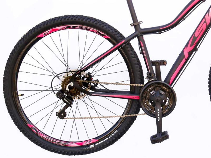 Imagem de Bike Feminina 29 KSW MWZA 27V Shimano F Hidráulico e Trava