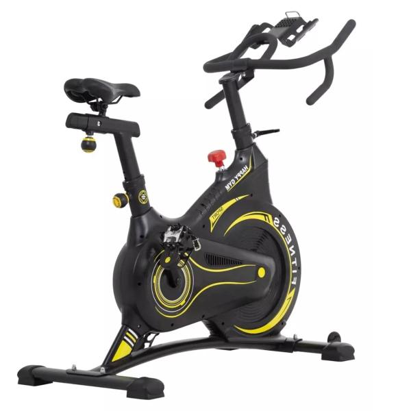 Imagem de Bike Spinning Bicicleta Ergométrica Fitness Mecanica Semi Profissional Até 150kg C/ Roda Inércia 13kg c/Monitor casa academia Fit