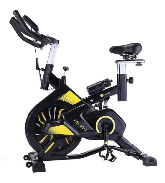 Imagem de Bike Spinning Pelegrin PEL-2312 Preta e Amarela