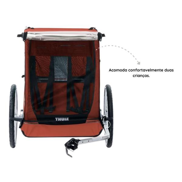 Imagem de Bike Trailer Cadence Hot Sauce Red - Thule