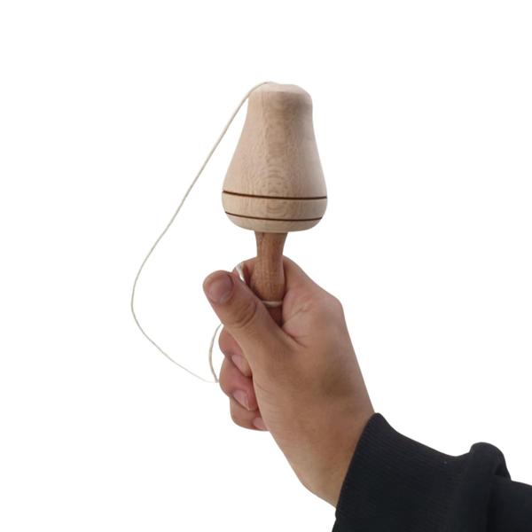 Bilboque Pera Sino Brinquedo Coordenação Pedagógico Madeira - Parcinhas Brinquedos Imagem de Bilboque Pera Sino Brinquedo Coordenação Pedagógico Madeira