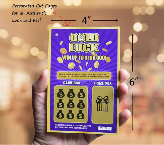 Bilhetes de loteria para raspar WINGKIND Gold Luck Pregnancy Imagem de Bilhetes de loteria para raspar WINGKIND Gold Luck Pregnancy