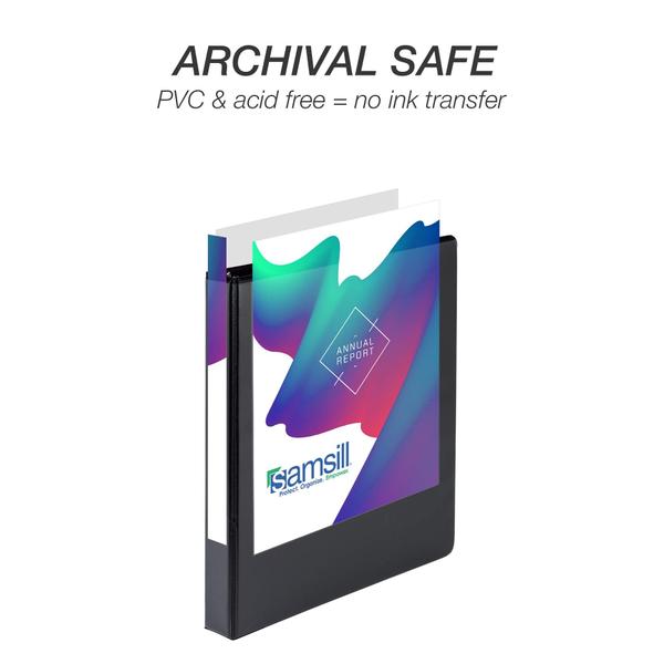 Binder Samsill Durable D Ring de 1 polegada, pacote com 4 unidades, preto Imagem de Binder Samsill Durable D Ring de 1 polegada, pacote com 4 unidades, preto