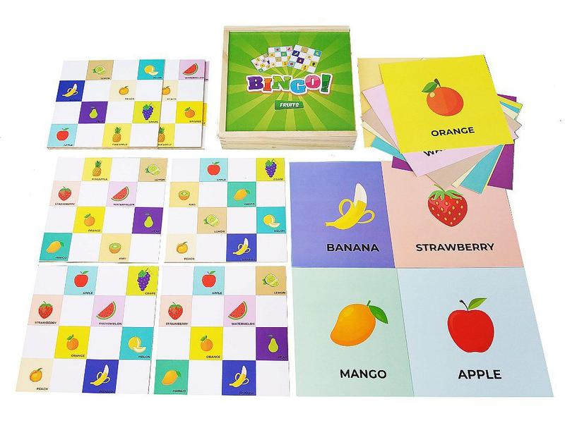 Imagem de Bingo Frutas em ingles - Bingo Fruits - JOTTPLAY