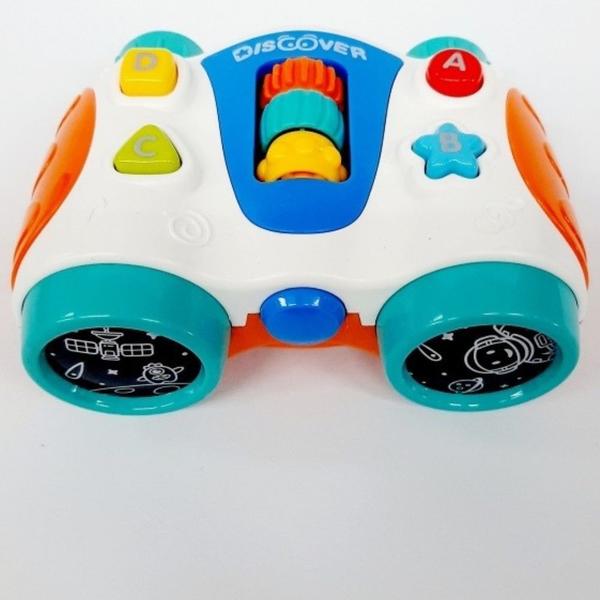 Imagem de Binóculo Musical Som E Luzes  Brinquedo Infantil Bebê 18 meses + Bbr Toys