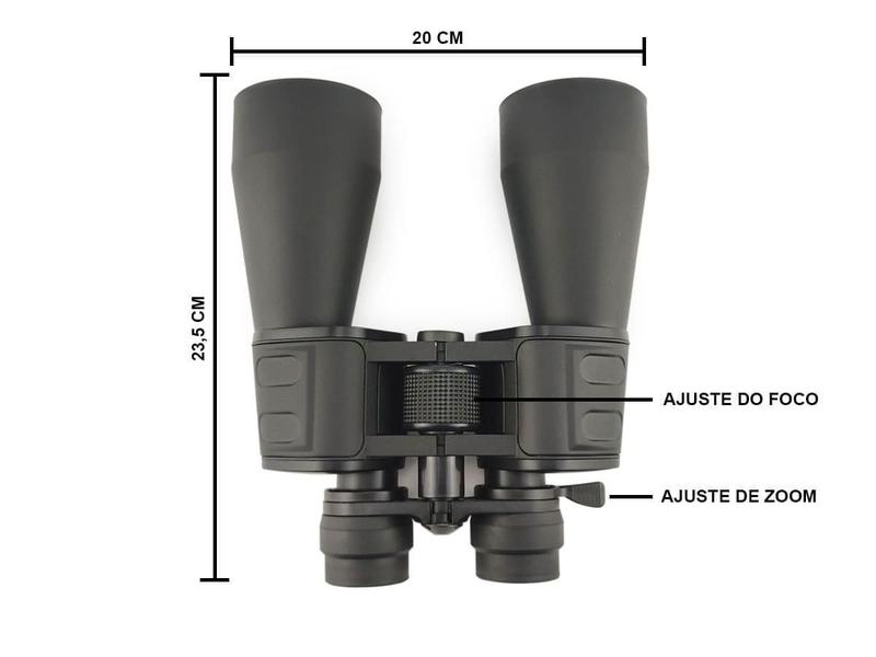 Imagem de Binóculo Profissional Sakura Af 10X-90X80 23Km Emborrachado