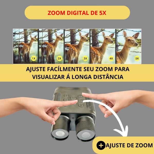 Imagem de Binôculo Profissional Zoom Òptico e Digital Longa Distância A80