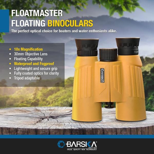 Imagem de Binóculos Barska Floatmaster AB11092 10x30mm - Ideal para Caça