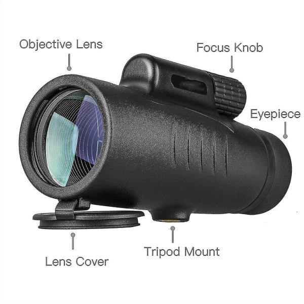 Imagem de Binóculos telescópio monocular 8x42 hd impermeável starscope telescópio monocular bak4 à prova de choque com mão