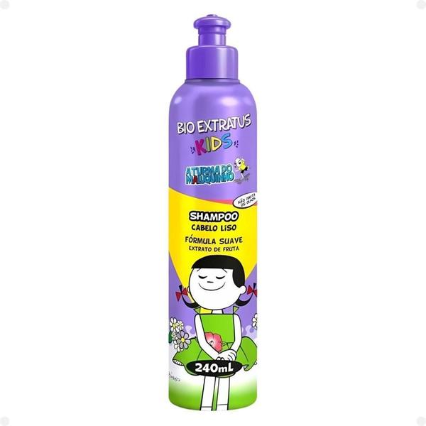 Imagem de Bio Extratus Kit Maluquinho Lisos: Shampoo, Cond E Spray