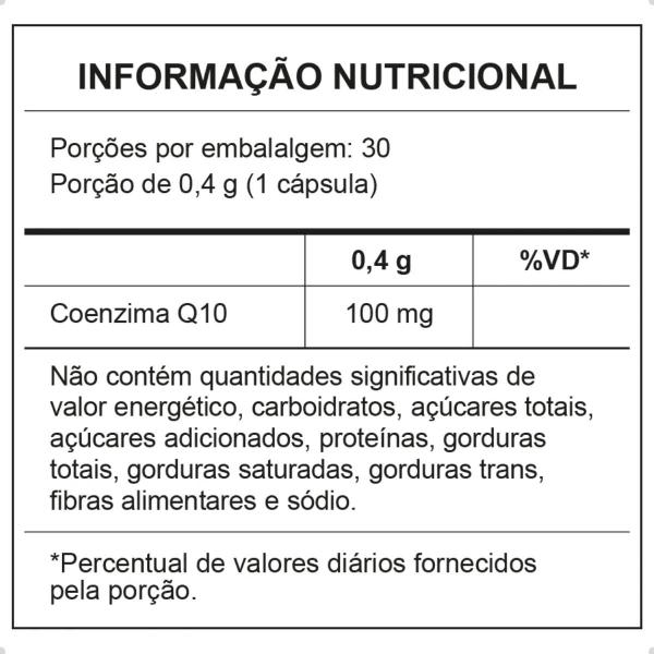 Imagem de Bio Q10 Coenzima Coq10 100mg 30 Cápsulas Central Nutrition