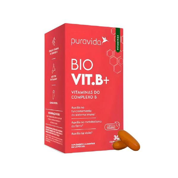 Bio Vit B+ - Puravida 30 cápsulas Imagem de Bio Vit B+ - Puravida 30 cápsulas