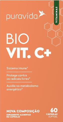 Imagem de Bio vit c lipossomal - puravida - 60 cápsulas