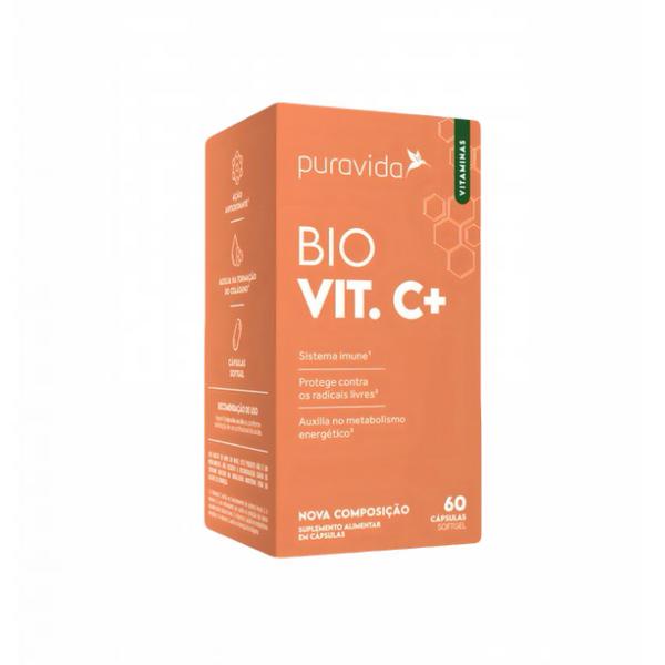 Imagem de Bio Vit C+ Puravida - 60 Cápsulas - Vitamina C