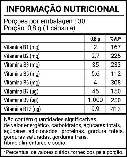 Imagem de Bio Vitamina B 4 X 30 Cápsulas Puravida