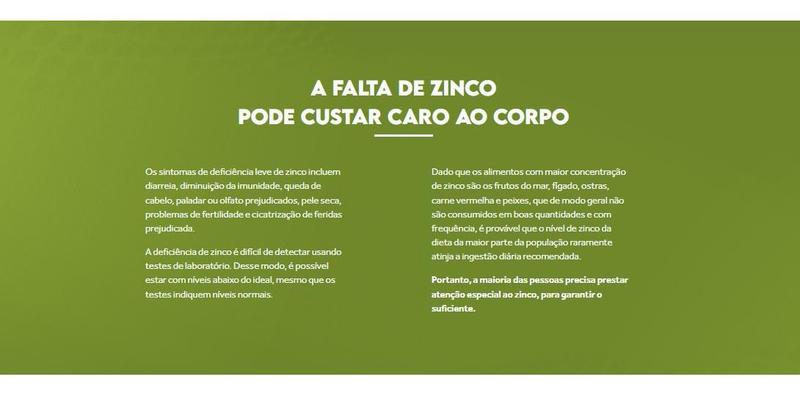 Imagem de Bio Zinco  Zinco Quelato+Aminoácidos  30 Cáps Puravida