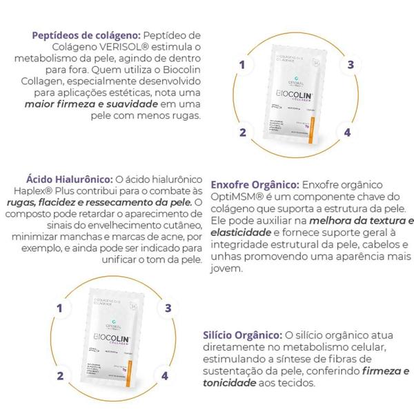 Imagem de Biocolin Collagen 7g 30 Sachês (210g)  Central Nutrition