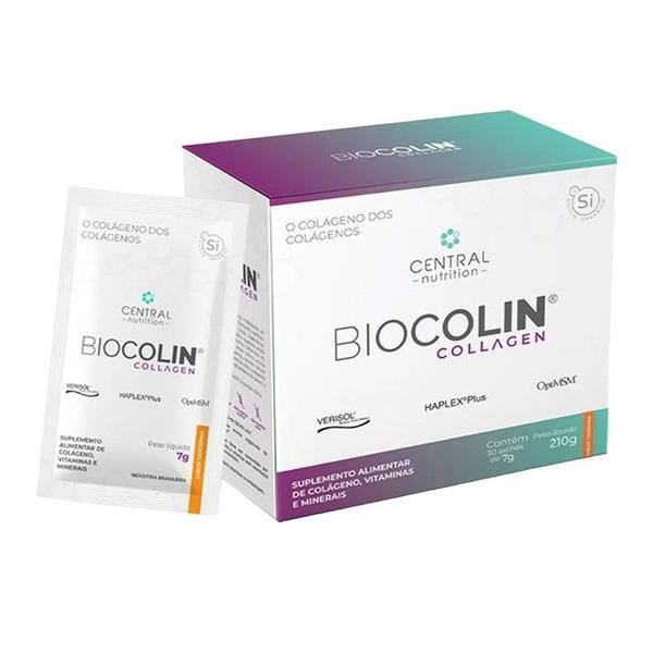 Imagem de Biocolin Collagen Sabor Tangerina 30 Sachês