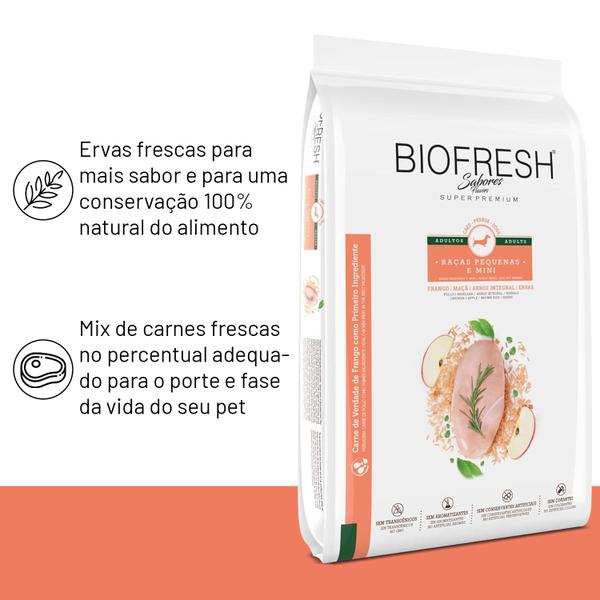 BIOFRESH Super Premium Cão Adulto Mini/Pequena 10,1kg Frango Imagem de BIOFRESH Super Premium Cão Adulto Mini/Pequena 10,1kg Frango