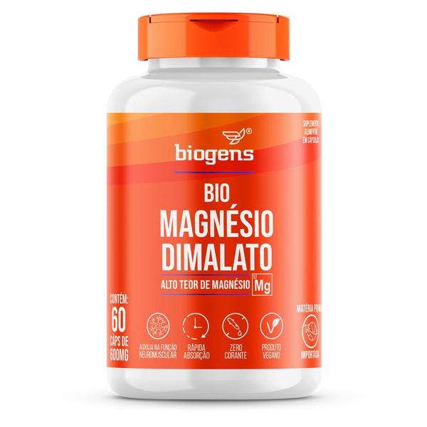 Imagem de Biogens bio magnesio dimalato vegano 60 caps 