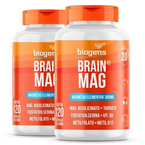 Imagem de Biogens kit 2x brain mag 2.0 120 caps 