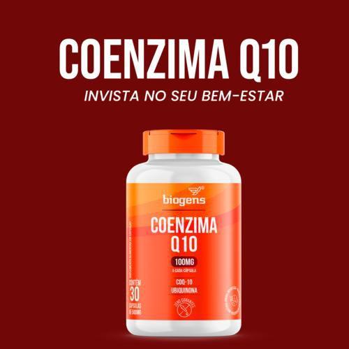 Imagem de Biogens kit 3x coenzima q10 100mg, 30 cápsulas, coq-10, ubiquinona