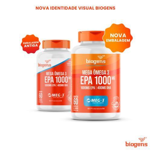 Imagem de Biogens kit 4x mega ômega 3 epa 1000 meg-3 60 caps