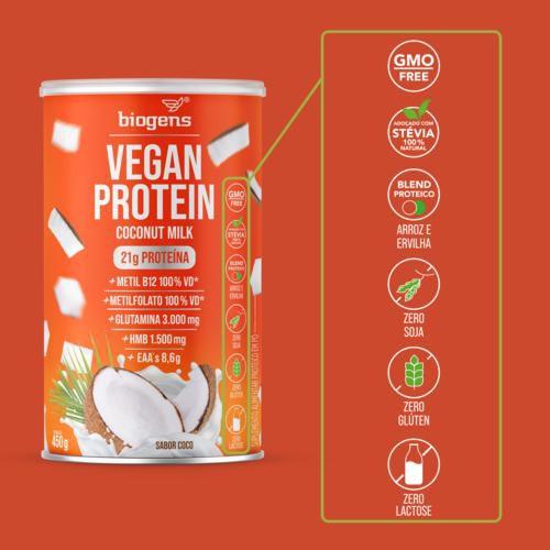 Imagem de Biogens vegan protein 450g coco