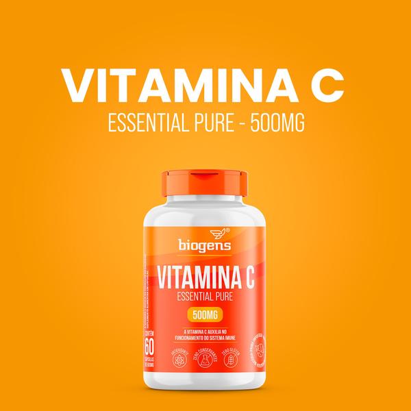 Imagem de Biogens vitamina c 500 mg essential pure 60 capsulas 