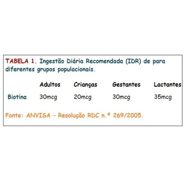 Imagem de Biotina 30mcg      60 cápsulas de 400mg CHAMEL    2 Frascos