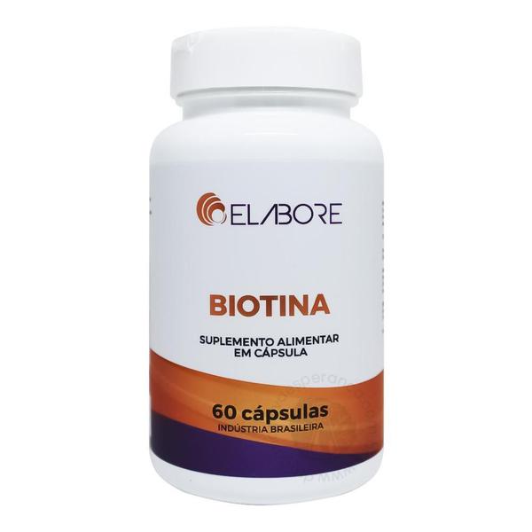 Imagem de Biotina elabore com 60 cápsulas