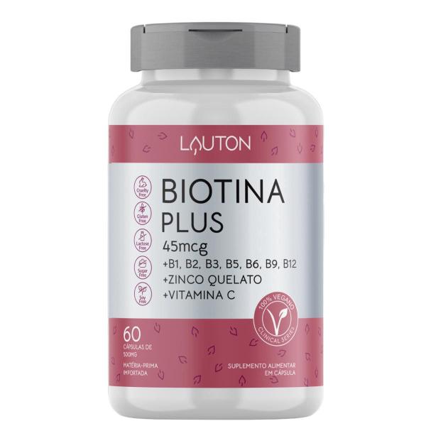 Imagem de Biotina Premium Com Vitaminas B + C + Zinco - 60 Capsulas