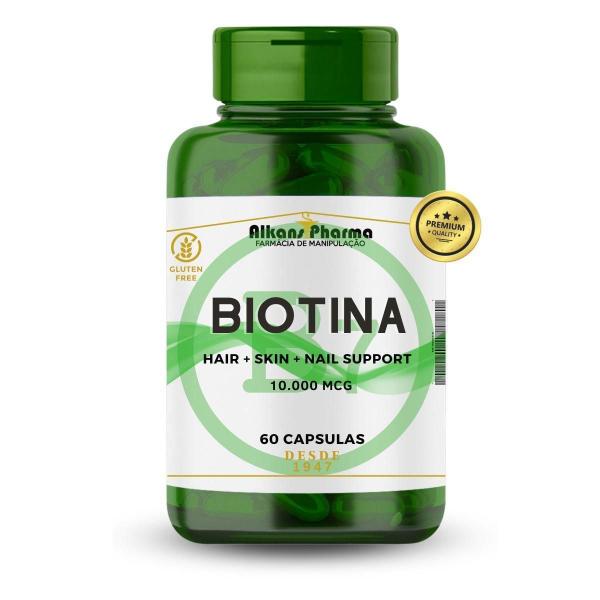 Imagem de Biotina (Vitamina B7) 10.000 Mcg 60 Cápsulas - 1 Unidades