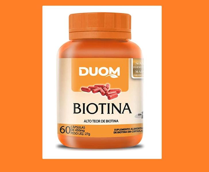 Imagem de Biotina Vitamina B7 - 60 Caps - Duom