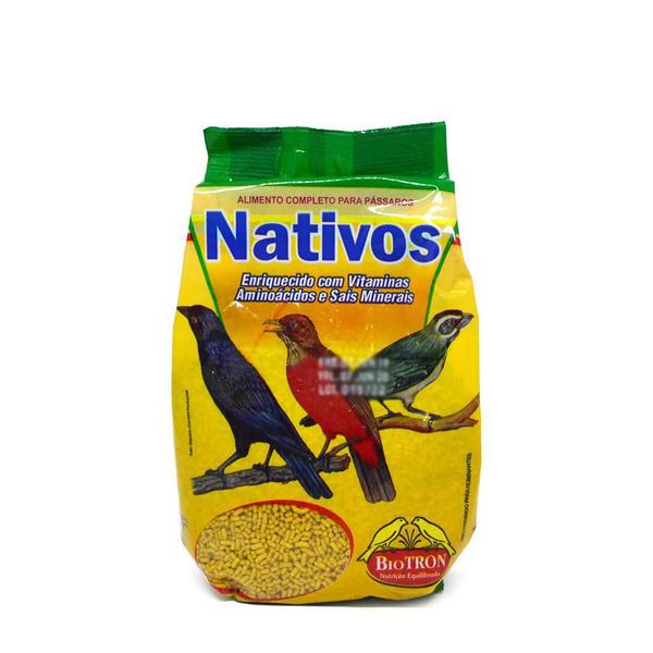 Biotron Nativos 500G - Ração Extrusada Sabor Banana Imagem de Biotron Nativos 500G - Ração Extrusada Sabor Banana