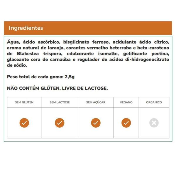 Imagem de Bioviton Gummy Ferro E Vitamina C Unilife 30 Gomas