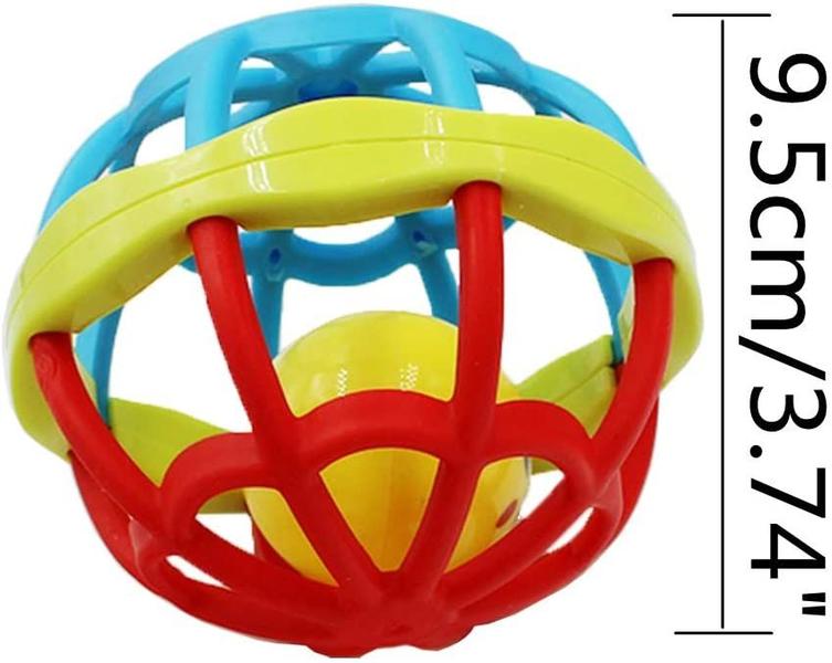 Imagem de Bird Ball Foot Talon Toy for Chewing Training,Papagaios Tratam Mesatop Puzzle Ball Toy, Bola de Bico de Pássaro de Borracha Macia, Gaiola de Pássaro Playpen Gym Playground Decor para Calopsitas Conures Cinza Africano