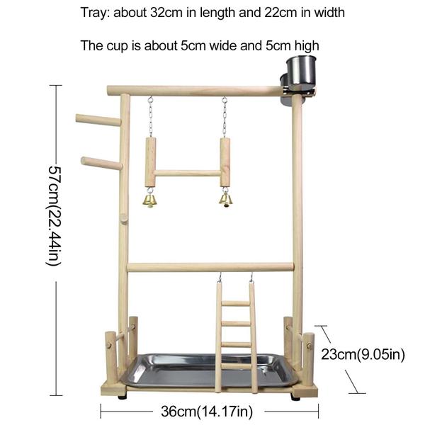 Imagem de Bird Playground Stand Wokex Autumn Thousand para papagaios