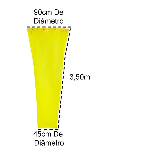 Imagem de Biruta Cone Indicador De Vento Refil 90cm Norma Nbr12647