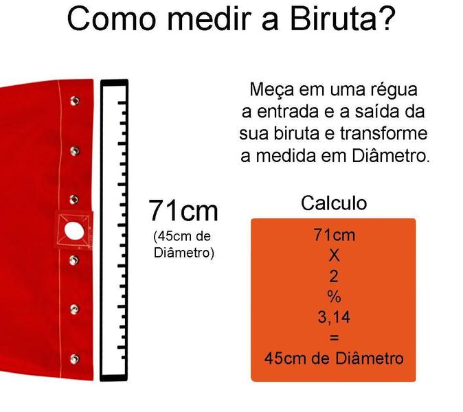 Imagem de Biruta - Indicador Cone De Vento Refil 45cm Vermelho