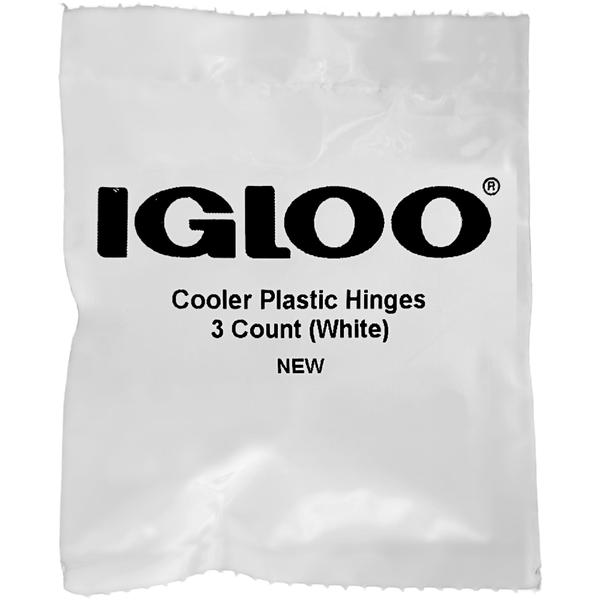 Imagem de Bisagras de plástico para caixas térmicas Igloo (conjunto de 3 unidades)