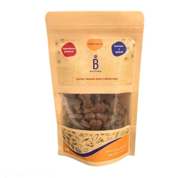 BISCOITINOS-Carne(patinho) 400g - BISCOITINOS NATURAIS Imagem de BISCOITINOS-Carne(patinho) 400g
