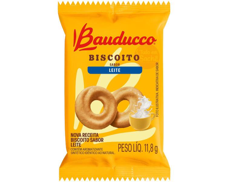 Biscoito Bauducco 11,8g Sabor Leite - 100 unidades Imagem de Biscoito Bauducco 11,8g Sabor Leite - 100 unidades