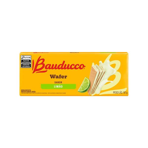 Imagem de Biscoito Bauducco Wafer Limão 92g