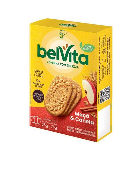Biscoito BelVita Maçã E Canela Multipack 75g com 3 Unidades de 25g Imagem de Biscoito BelVita Maçã E Canela Multipack 75g com 3 Unidades de 25g