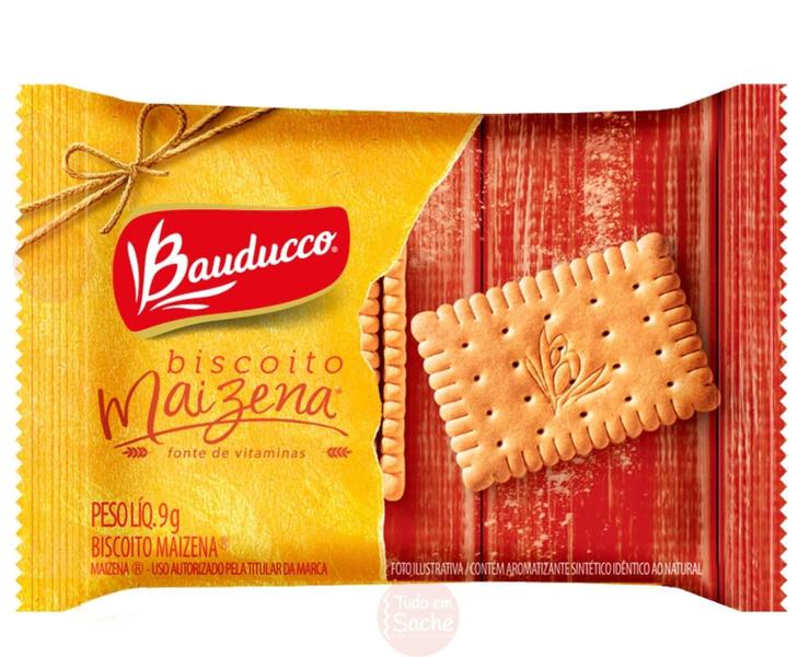 Imagem de Biscoito Bolacha Bauducco 8G Sabor Maizena Maisena - 410 Un